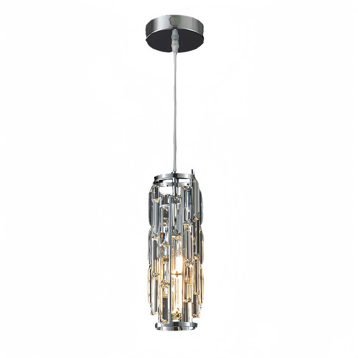 Lumière Luxe Crystal Pendant Light Black/Gold/Chrome