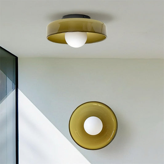 LumiAura Glass Ceiling Light