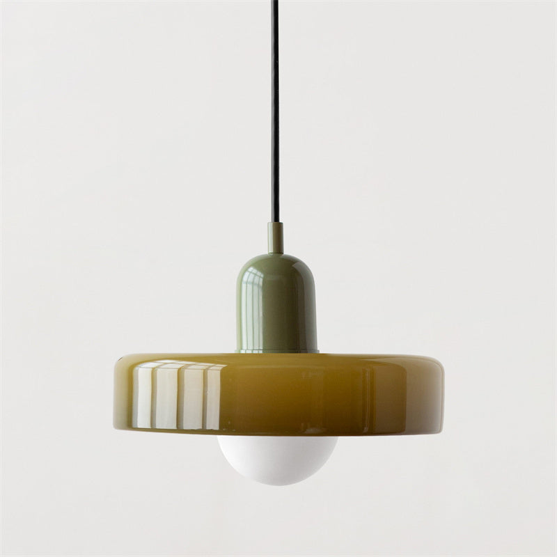 Nordic Glass Mid-Century Pendant Light.