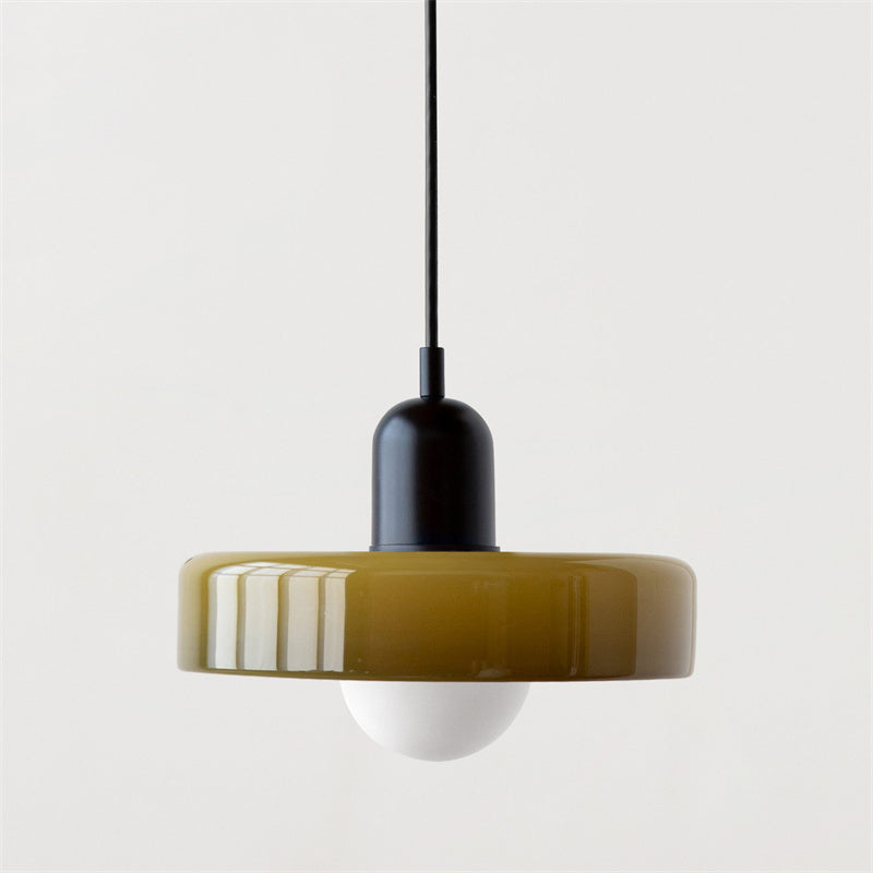 Nordic Glass Mid-Century Pendant Light.