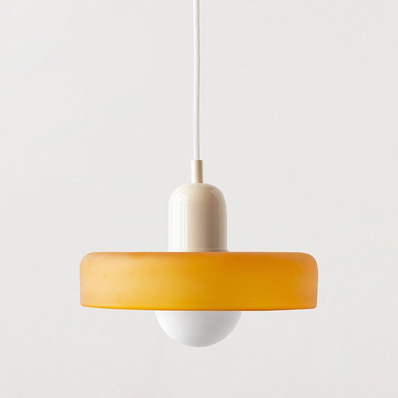 Nordic Glass Mid-Century Pendant Light.