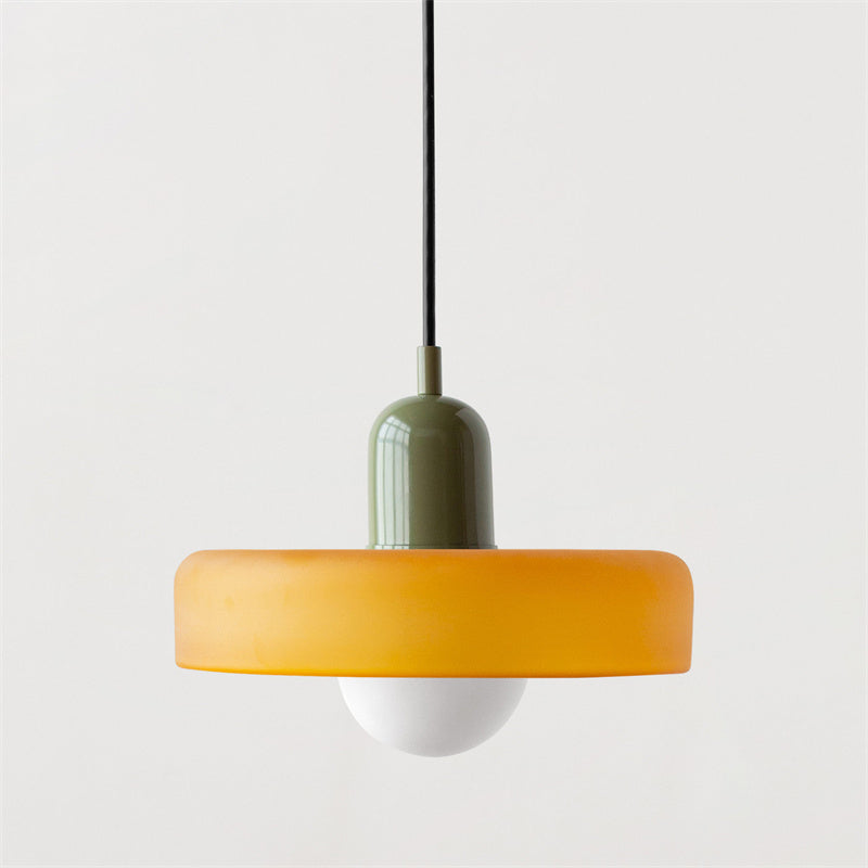 Nordic Glass Mid-Century Pendant Light.