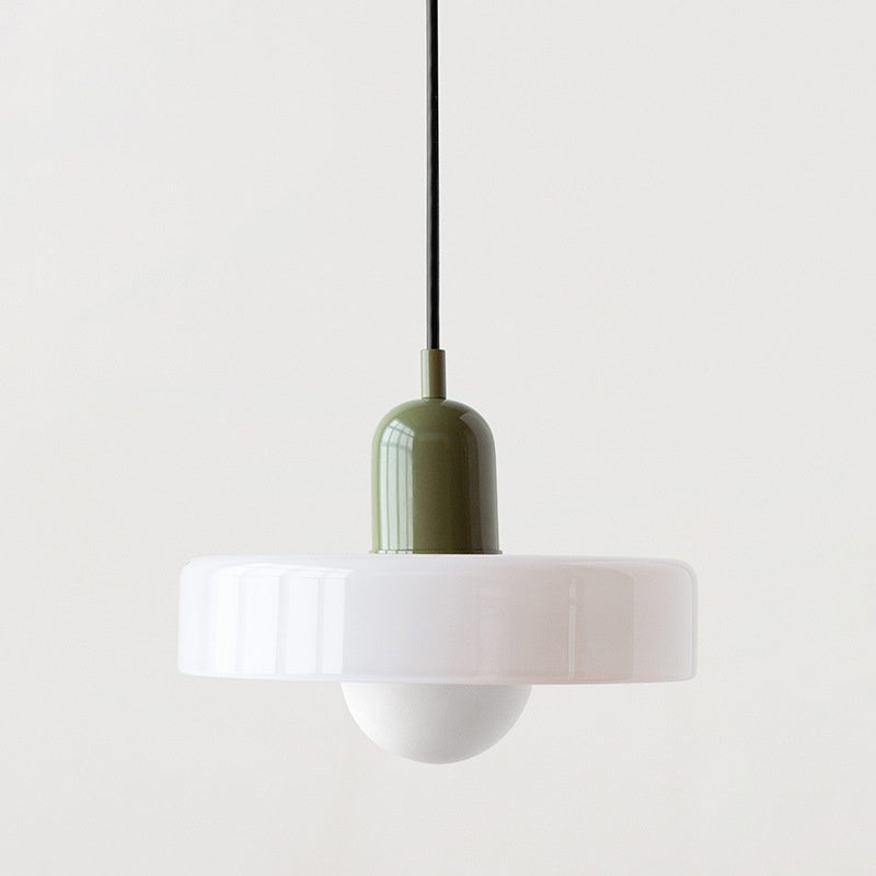 Nordic Glass Mid-Century Pendant Light.