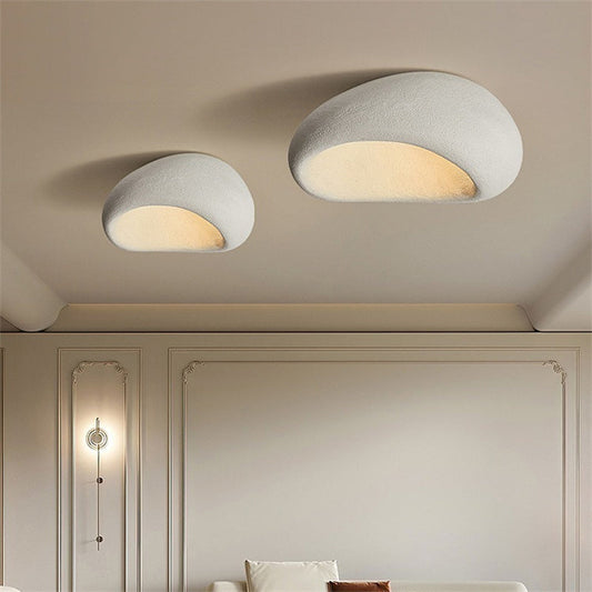 LumiNest Resin Ceiling Light with 3-Color Lights