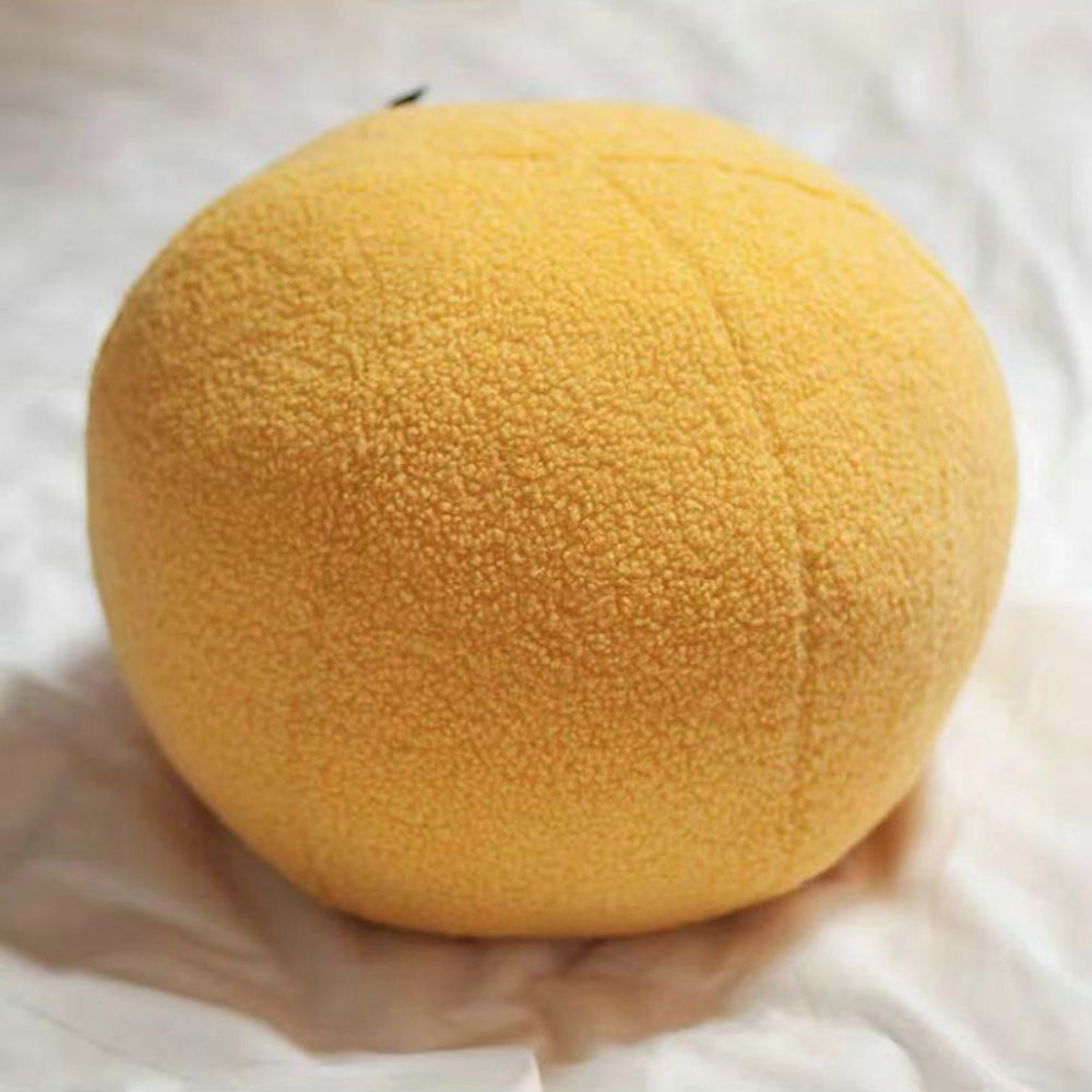 Plush Boucle Ball Cushion