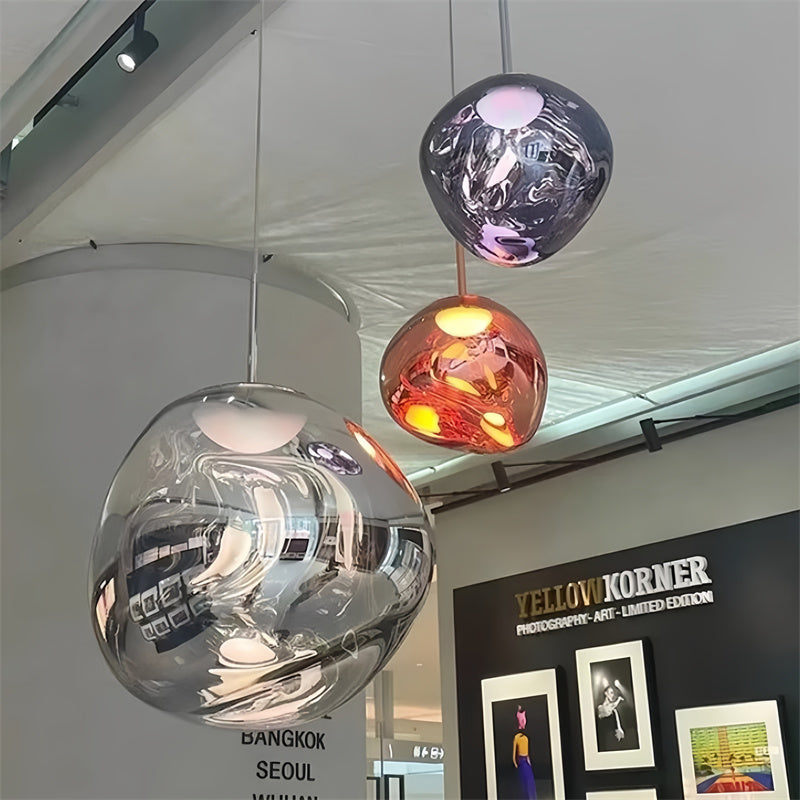 Lava Glow Globe Pendant Light