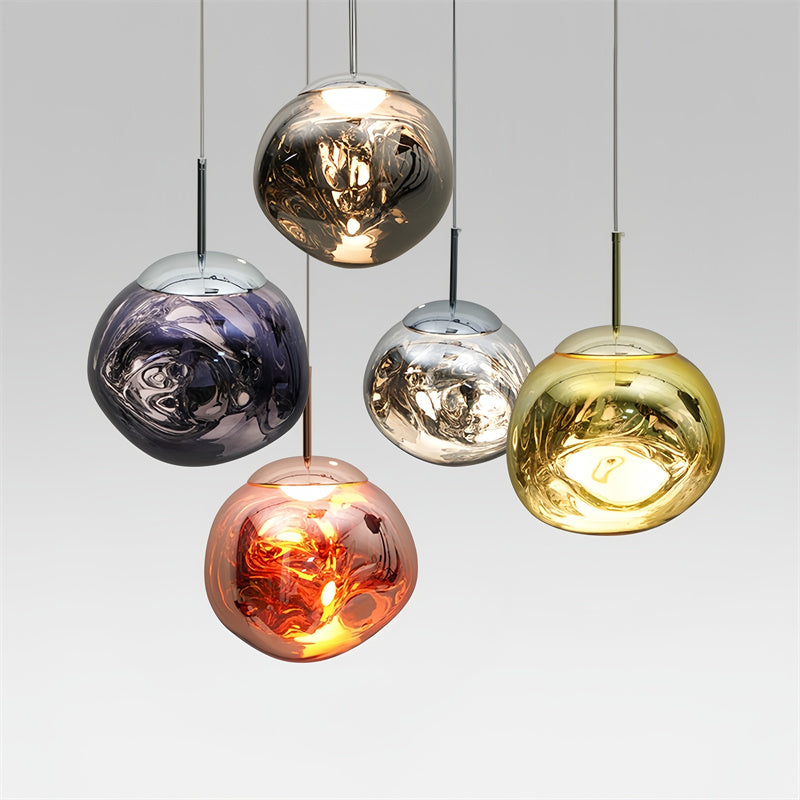 Lava Glow Globe Pendant Light