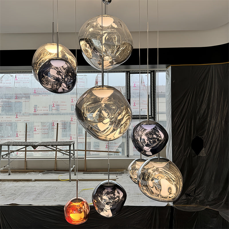 Lava Glow Globe Pendant Light