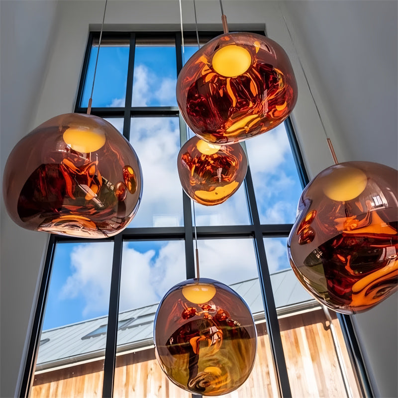 Lava Glow Globe Pendant Light