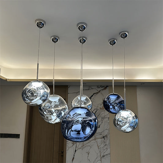 Lava Glow Globe Pendant Light