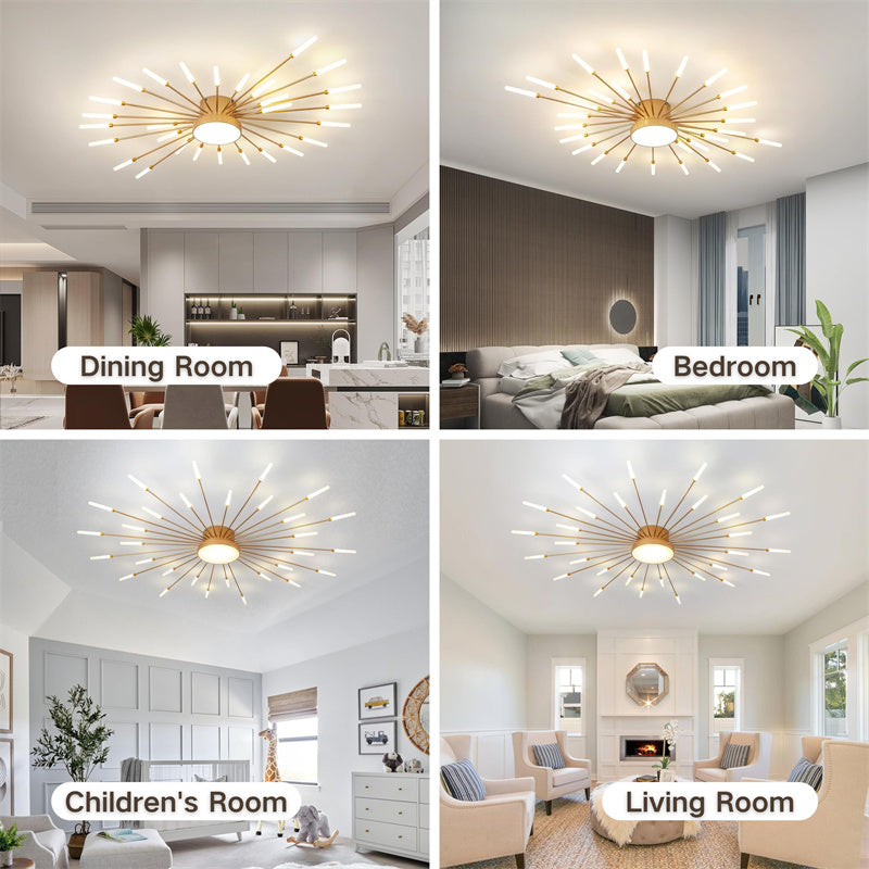 LumiBurst Firework Ceiling Light