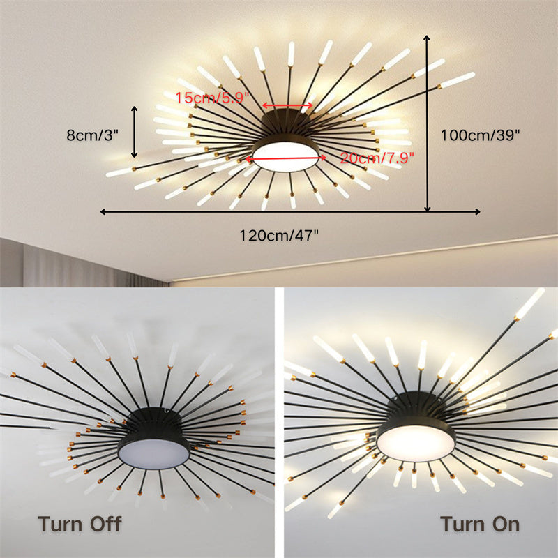 LumiBurst Firework Ceiling Light