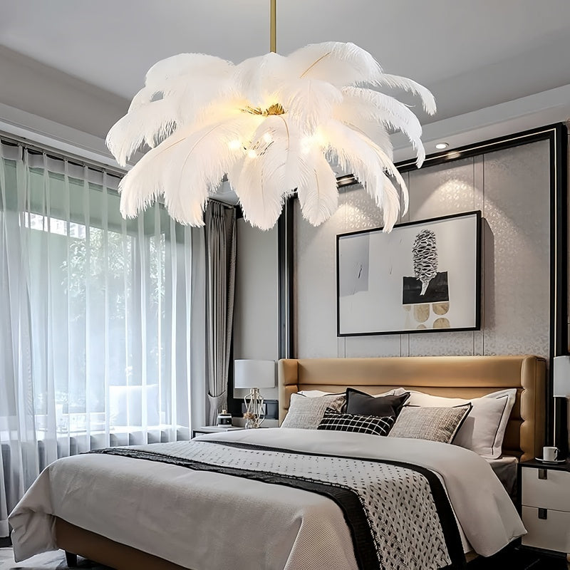 Luxury Extra Large Feather Chandelier