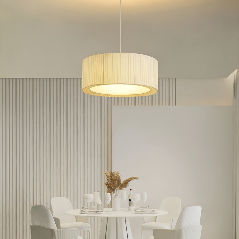 Modern Minimalist Fabric Pendant Light