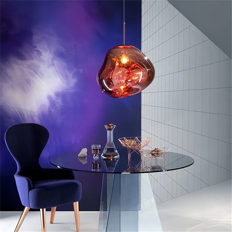 Lava Glow Globe Pendant Light