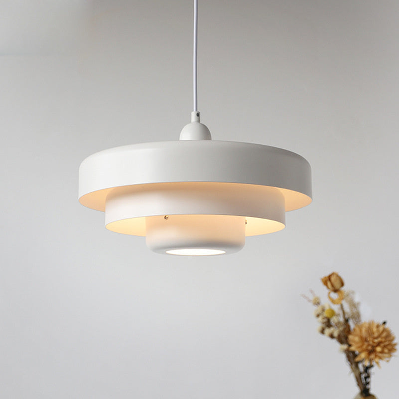 Vintage Hand-Blown Glass Pendant Light