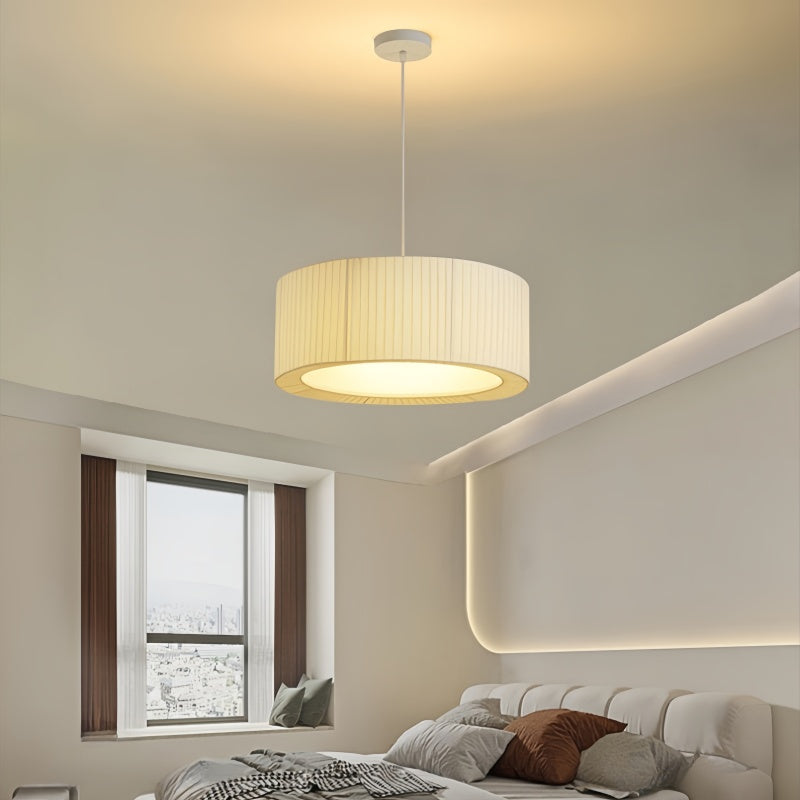 Modern Minimalist Fabric Pendant Light