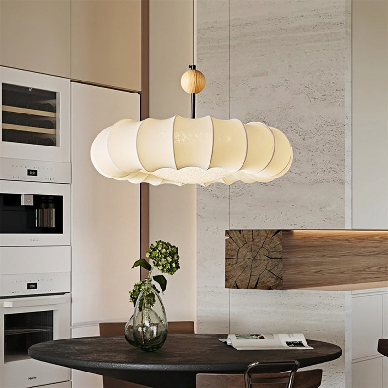 CloudLume - Simple Fabric Pendant Light 3-Color Changing Light