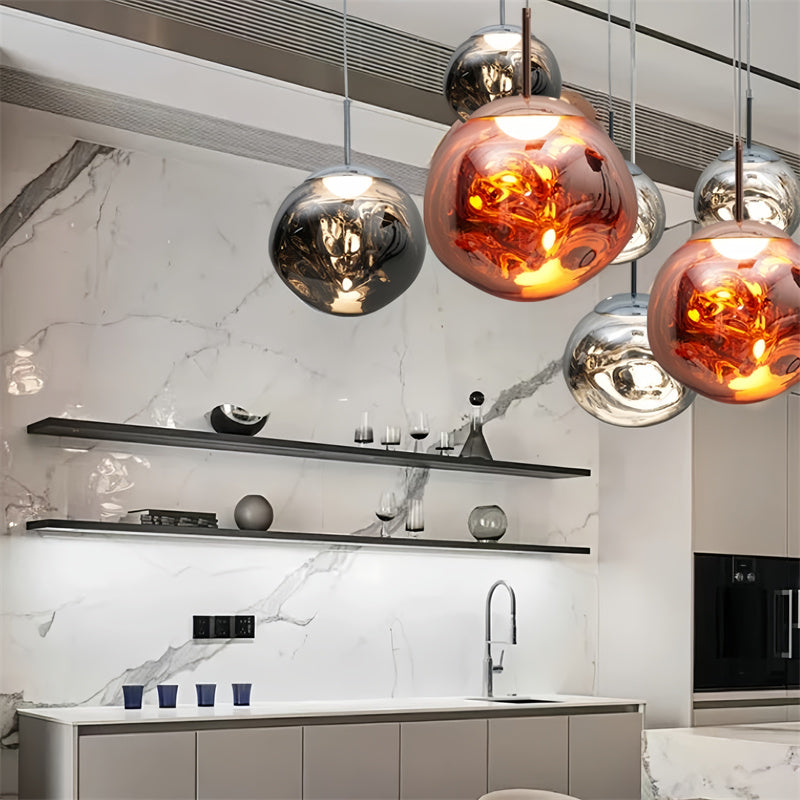 Lava Glow Globe Pendant Light