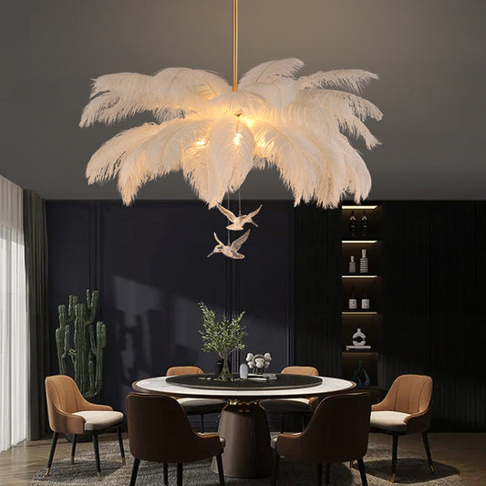 Luxury Extra Large Feather Chandelier