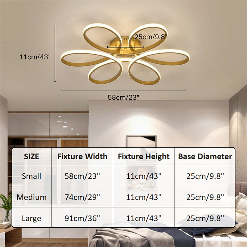 BlossomGlow LED Ceiling Light