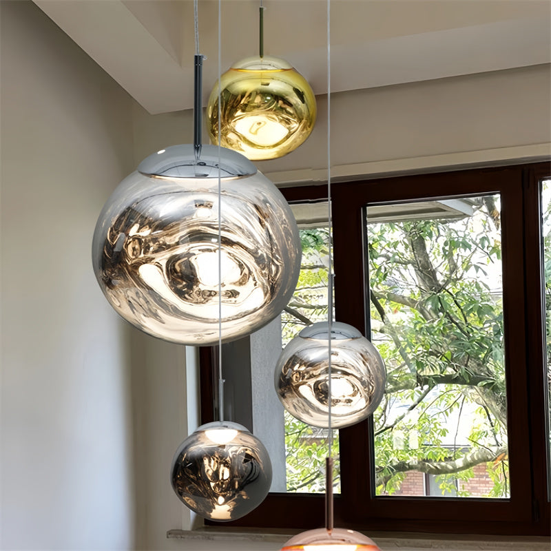 Lava Glow Globe Pendant Light