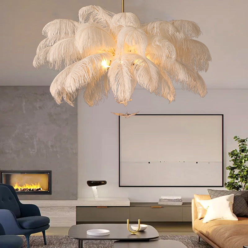 Luxury Extra Large Feather Chandelier