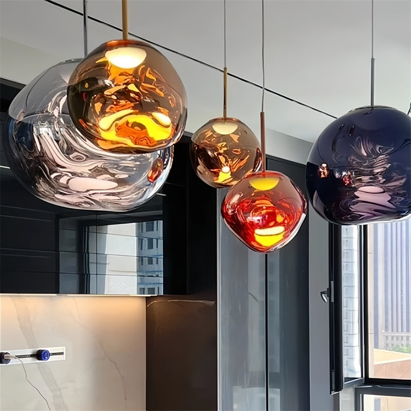 Lava Glow Globe Pendant Light