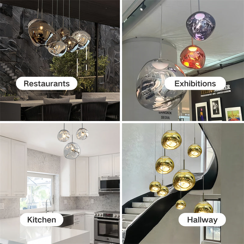 Lava Glow Globe Pendant Light