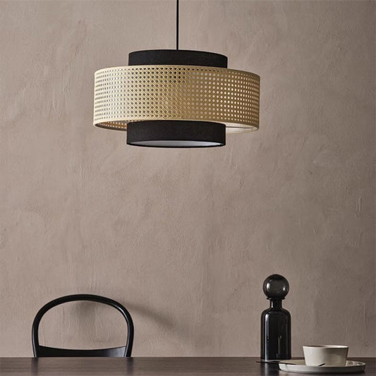 Handwoven Rattan Pendant Light