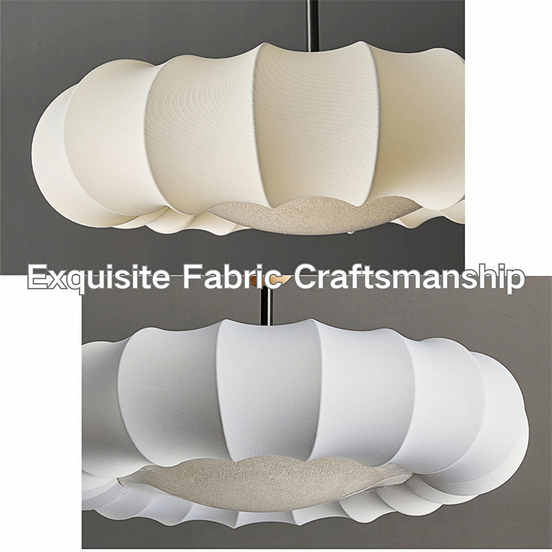 CloudLume - Simple Fabric Pendant Light 3-Color Changing Light