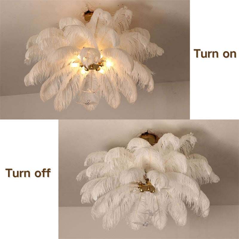 Luxury Extra Large Feather Chandelier